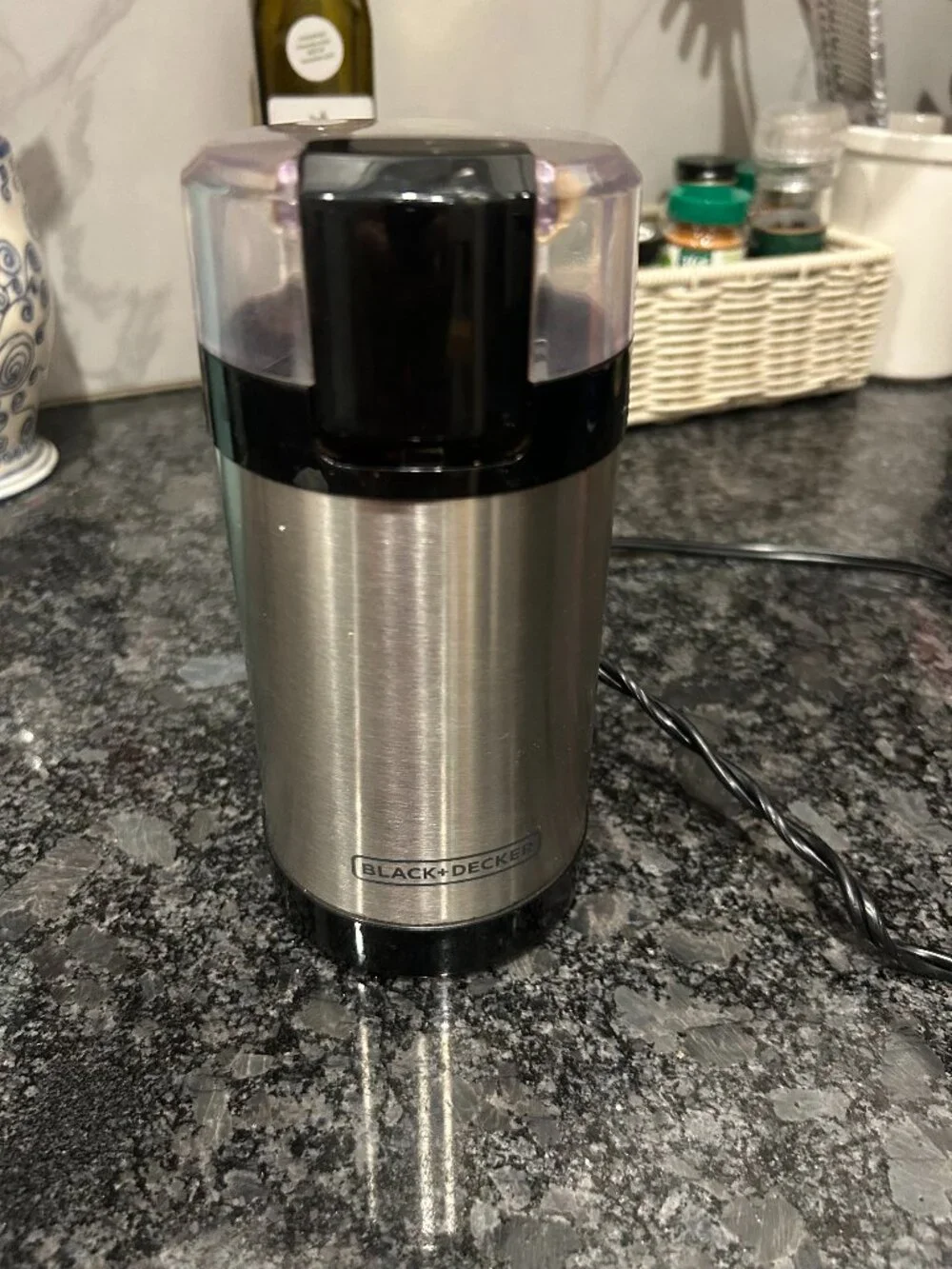 BLACK+DECKER One Touch Coffee Grinder, Spice Grinder